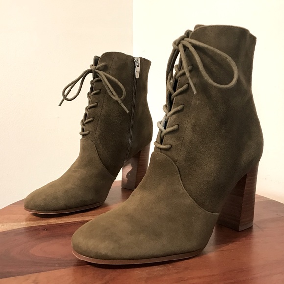 Marc Fisher Green Boots Size 6.5 - Picture 4 of 11